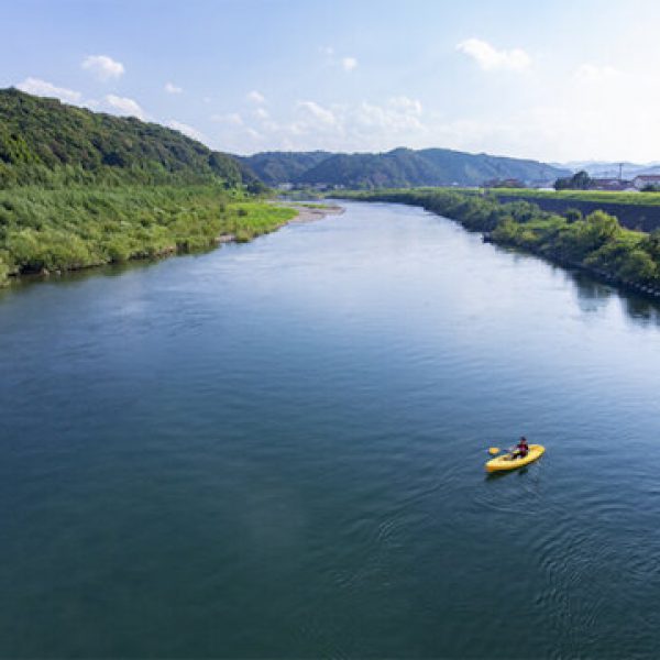 高津川と匹見川
